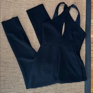 BCBGeneration Sleek Black Jumpsuit